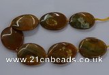 CNG2689 15.5 inches 40*50mm - 45*55mm freeform agate gemstone beads