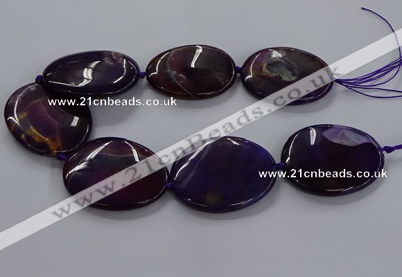 CNG2690 15.5 inches 40*50mm - 45*55mm freeform agate gemstone beads