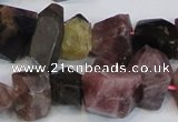 CNG2704 15.5 inches 10*14mm - 13*18mm faceted nuggets tourmaline beads