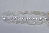 CNG2710 15.5 inches 18*25mm - 25*35mm freeform white crystal beads