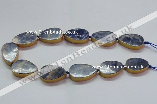 CNG2726 15.5 inches 18*28mm - 20*30mm freeform sodalite beads