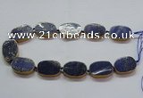 CNG2727 15.5 inches 18*28mm - 20*30mm freeform lapis lazuli beads