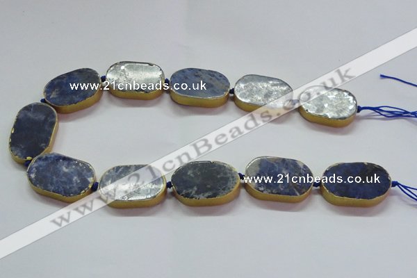 CNG2728 15.5 inches 18*28mm - 20*30mm freeform sodalite beads