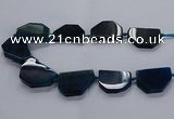 CNG2743 15.5 inches 28*40mm - 30*45mm freeform agate beads