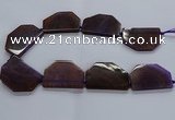 CNG2747 15.5 inches 30*45mm - 35*50mm freeform agate beads