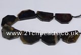 CNG2751 15.5 inches 30*45mm - 35*50mm freeform agate beads