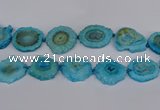 CNG2765 15.5 inches 30*40mm - 45*50mm freeform druzy agate beads