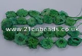 CNG2767 15.5 inches 30*40mm - 45*50mm freeform druzy agate beads