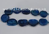 CNG2778 15.5 inches 30*35mm - 35*40mm freeform agate beads