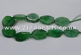 CNG2779 15.5 inches 30*35mm - 35*40mm freeform agate beads