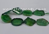 CNG2788 15.5 inches 35*40mm - 45*50mm freeform agate beads