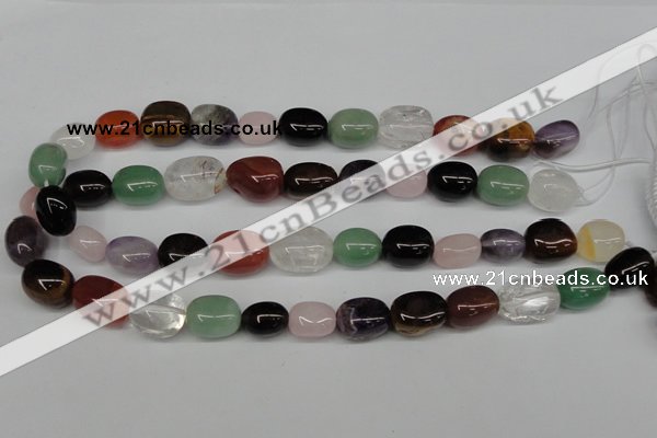 CNG28 15.5 inches 12*17mm nuggets mixed gemstone beads