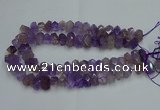 CNG2821 10*14mm - 13*18mm faceted nuggets ametrine beads