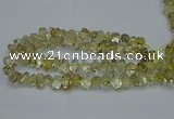 CNG2824 10*14mm - 13*18mm faceted nuggets lemon quartz beads