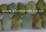 CNG2829 15.5 inches 10*14mm - 13*18mm faceted nuggets aquamarine beads