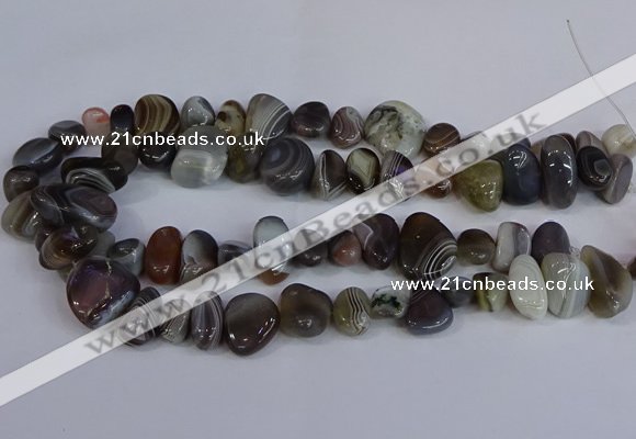 CNG2837 15.5 inches 8*12mm - 15*20mm nuggets botswana agate beads