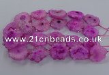 CNG2848 15.5 inches 30*40mm - 45*50mm freeform druzy agate beads