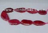 CNG2952 15.5 inches 25*35mm - 30*50mm freeform agate beads