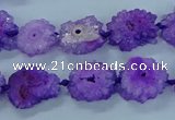 CNG2967 15.5 inches 8*10mm - 15*18mm freeform druzy agate beads