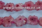 CNG2969 15.5 inches 8*10mm - 15*18mm freeform druzy agate beads