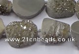 CNG2976 15.5 inches 13*18mm - 20*25mm freeform druzy agate beads