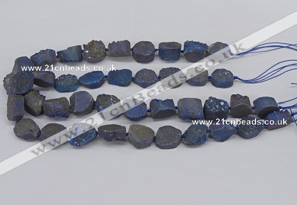 CNG2980 15.5 inches 12*16mm - 20*25mm freeform druzy agate beads