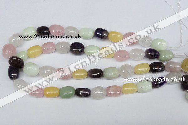 CNG30 15.5 inches 12*17mm nuggets mixed gemstone beads