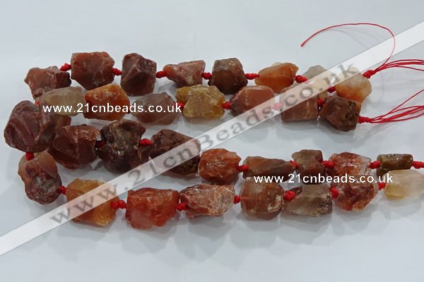 CNG3001 15.5 inches 15*20mm - 22*30mm nuggets agate beads