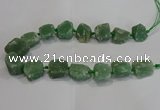 CNG3007 15.5 inches 15*20mm - 22*30mm nuggets green aventurine beads