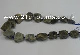 CNG3008 15.5 inches 15*20mm - 22*30mm nuggets labradorite beads