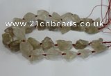 CNG3018 15.5 inches 15*20mm - 22*30mm nuggets smoky quartz beads