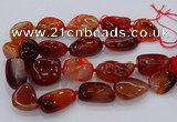 CNG3049 25*30mm - 30*40mm nuggets agate gemstone beads