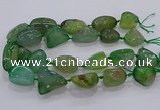 CNG3051 25*30mm - 30*40mm nuggets agate gemstone beads