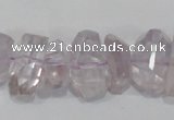 CNG308 15.5 inches 10*18mm faceted nuggets amethyst gemstone beads