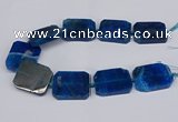 CNG3083 15.5 inches 30*40mm - 35*45mm freeform agate beads