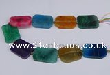 CNG3086 15.5 inches 30*40mm - 35*45mm freeform agate beads