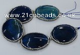 CNG3126 8 inches 45*55mm - 50*60mm freeform agate gemstone beads