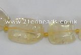 CNG313 15.5 inches 10*14mm – 15*20mm nuggets citrine gemstone beads