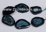 CNG3137 15.5 inches 45*50mm - 55*60mm freeform druzy agate beads