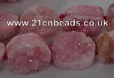 CNG3146 15.5 inches 12*16mm - 20*25mm freeform druzy agate beads