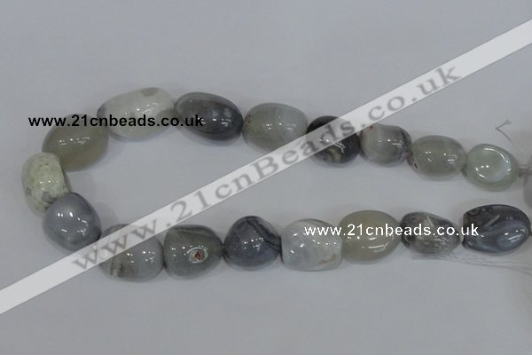 CNG315 15.5 inches 18*22mm nuggets botswana agate beads wholesale