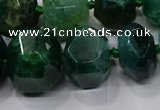 CNG3179 15.5 inches 12*16mm - 25*30mm nuggets agate beads