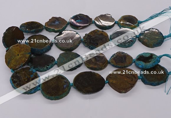 CNG3190 15.5 inches 22*30mm - 30*40mm freeform opal gemstone beads