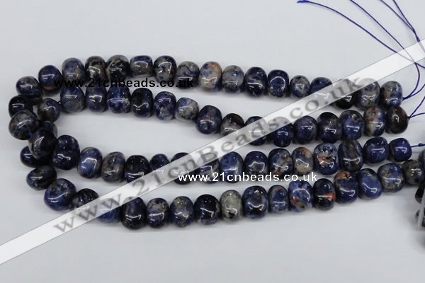 CNG32 15.5 inches 11*15mm nuggets sodalite gemstone beads