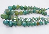 CNG3232 15.5 inches 12*16mm - 25*30mm nuggets agate beads