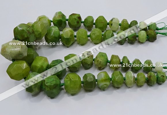 CNG3233 15.5 inches 12*16mm - 25*30mm nuggets agate beads