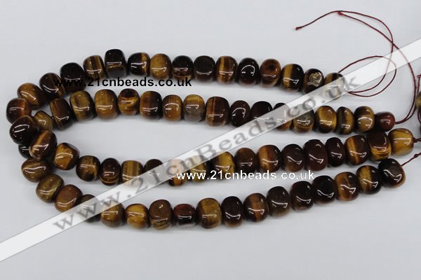 CNG33 15.5 inches 11*15mm nuggets yellow tiger eye gemstone beads