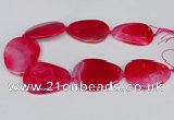 CNG3351 15.5 inches 40*50mm - 45*60mm freeform agate beads