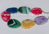 CNG3355 15.5 inches 40*50mm - 45*60mm freeform agate beads