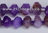 CNG3366 15.5 inches 10*14mm - 12*16mm nuggets agate beads